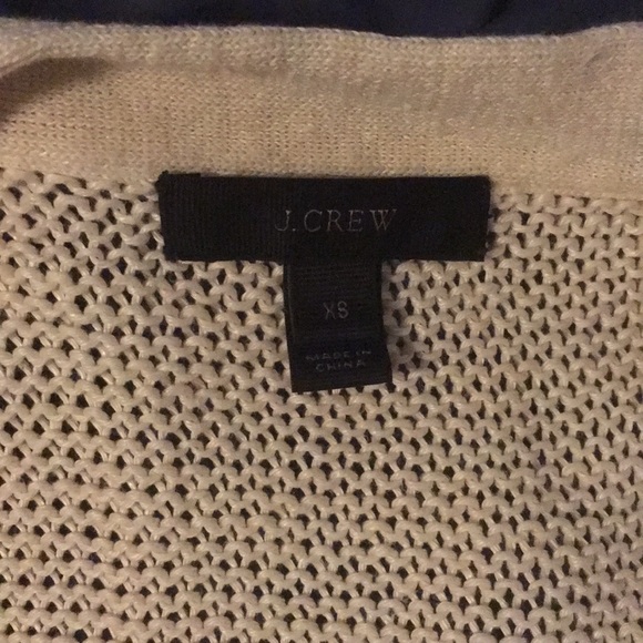 J.Crew Linen Lace-Up Beach Sweater - Picture 4 of 6